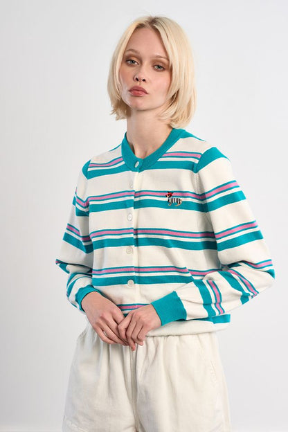 Stripe Cardigan