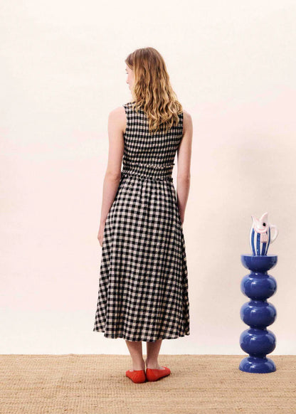 Checkered Saquarema Dress