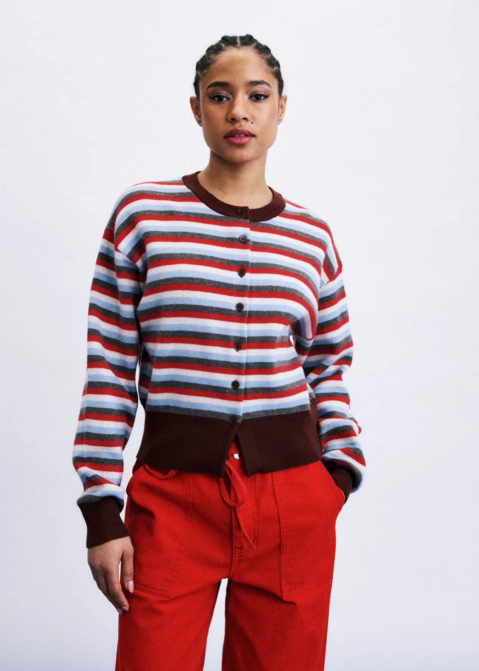 Shibuya Cardigan-Scarf Set
