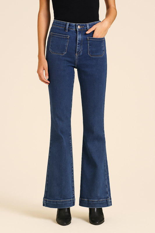 Luci Two Pocket Flare Jean