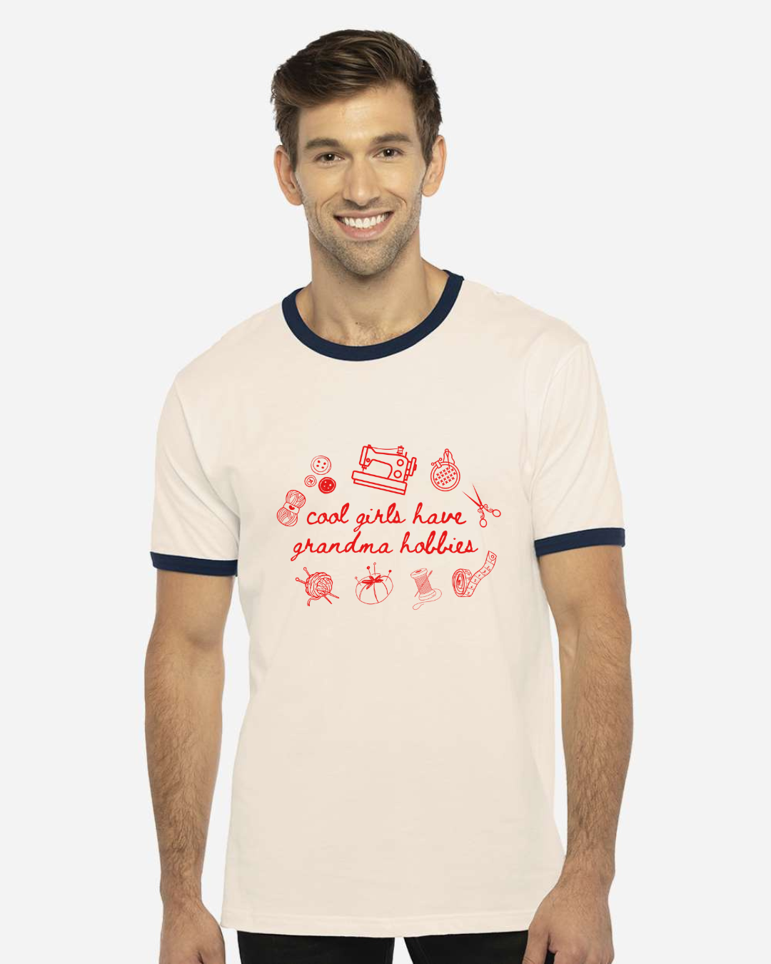 Cool Girls Have Grandma Hobbies Graphic Tee