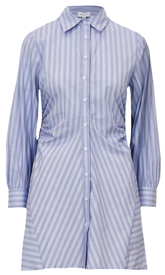 Morada Button Down Dress