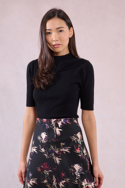 Knit Short Sleeve Sweater