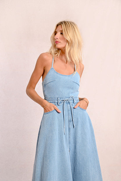 Denim Jumper Dress
