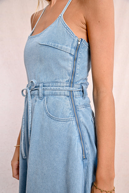 Denim Jumper Dress