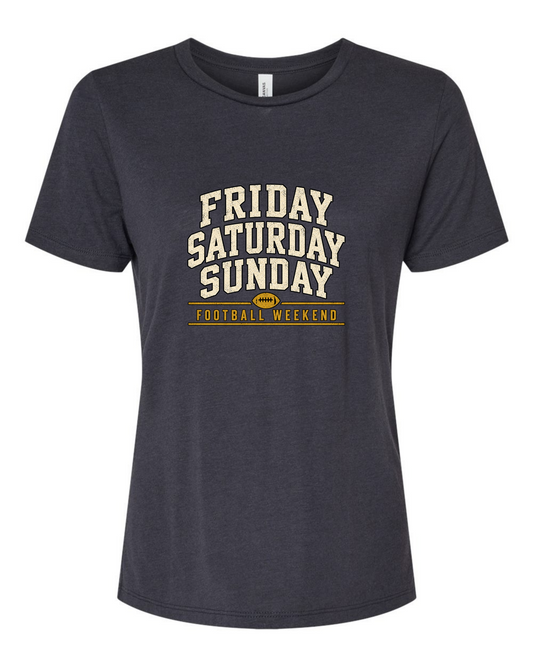 Football Weekend Slim Fit Graphic Tee