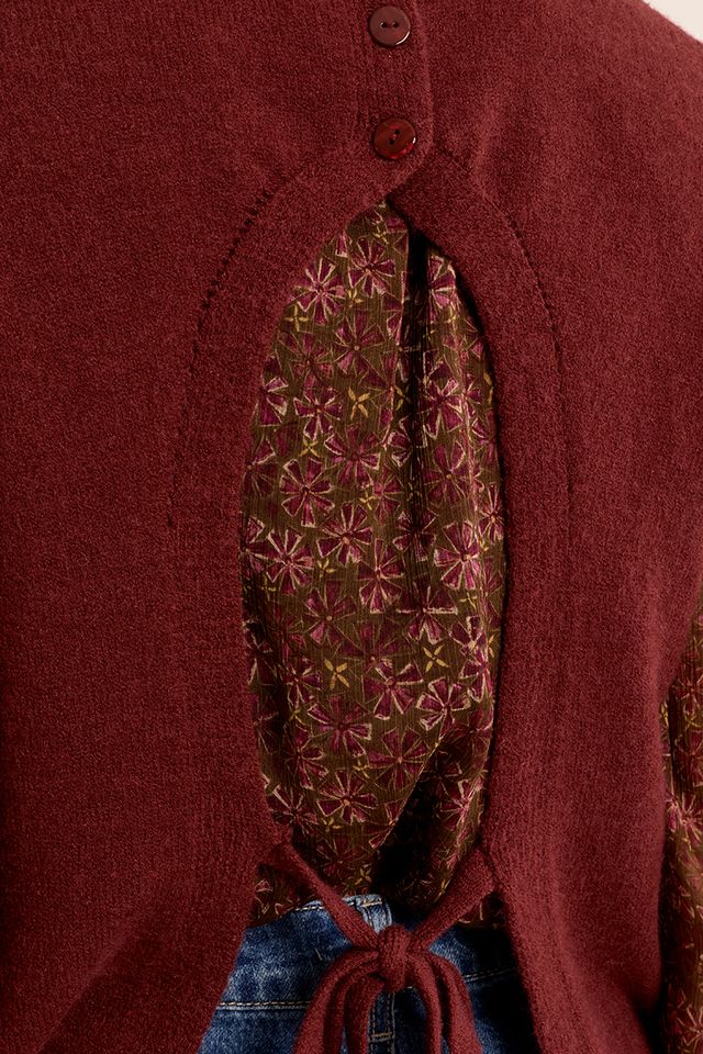 Open Back Sweater Vest