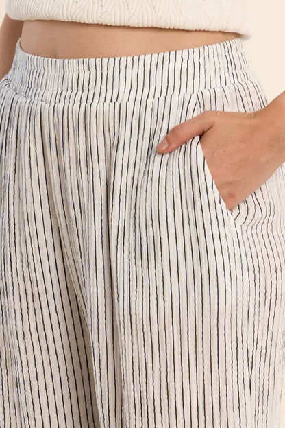 Loose Fit Pinstripe Pants