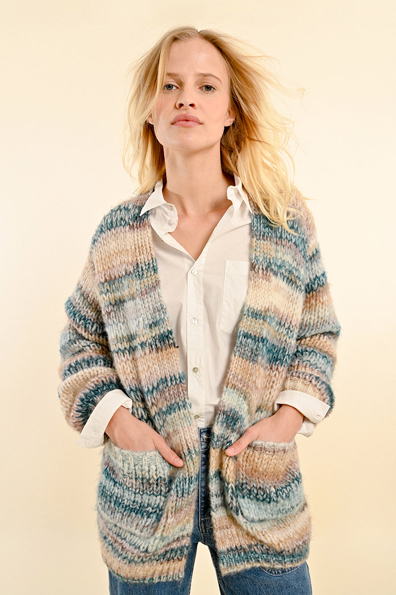 Knit Open Cardigan