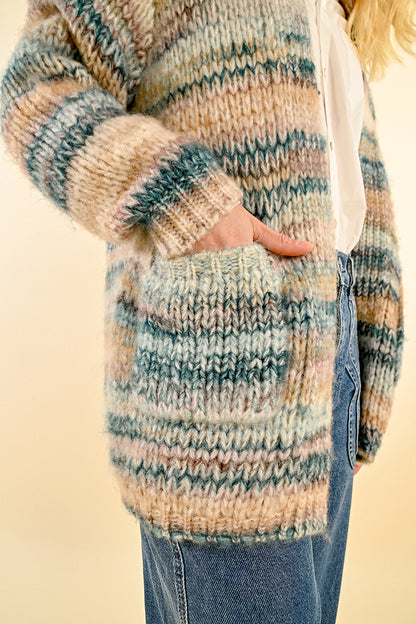 Knit Open Cardigan