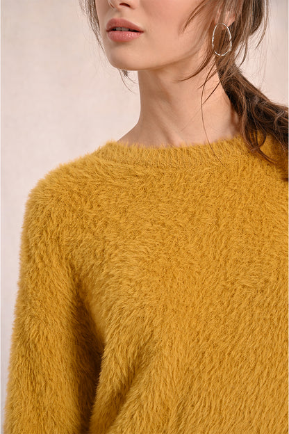 Saffron Fuzzy Sweater