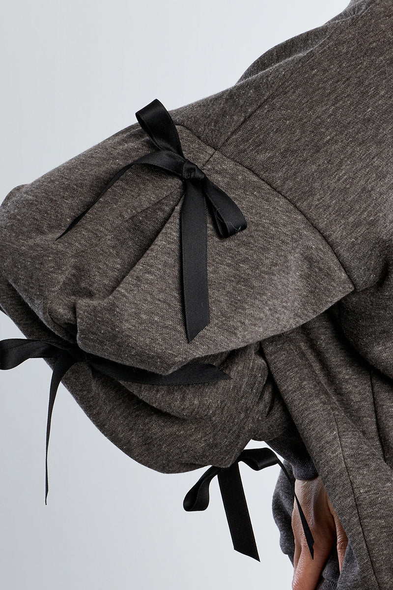 Bow Sleeve Sweatshirt