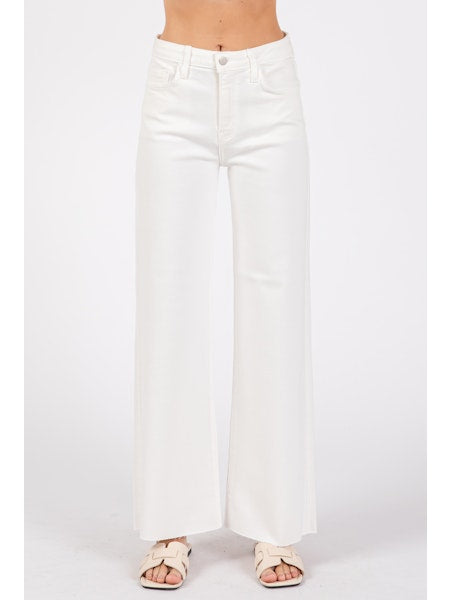 LTJ Paola A-Line Scissor Cut Wide Leg Jean