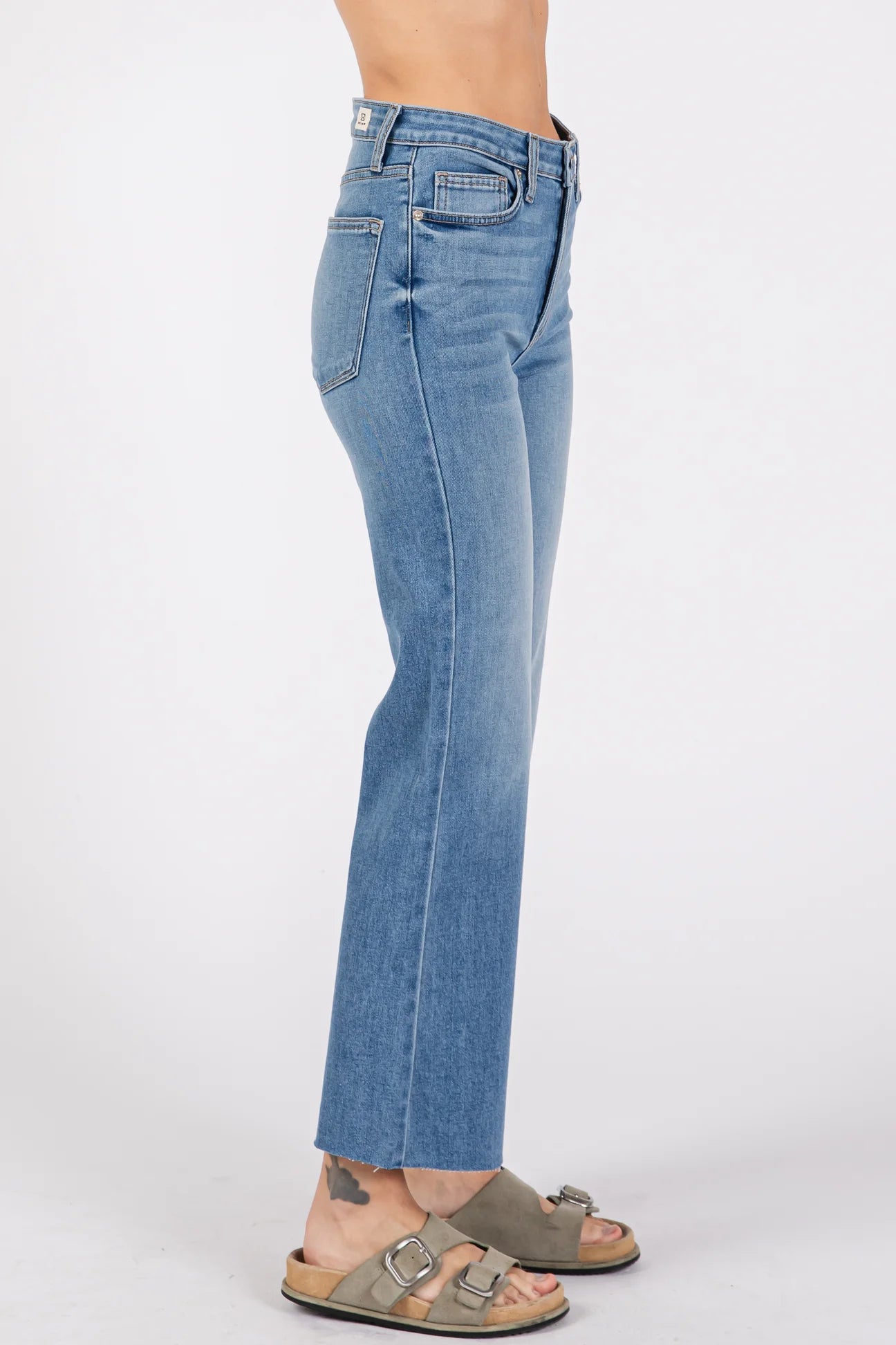 Sicily Scissor Cut Hem Jeans