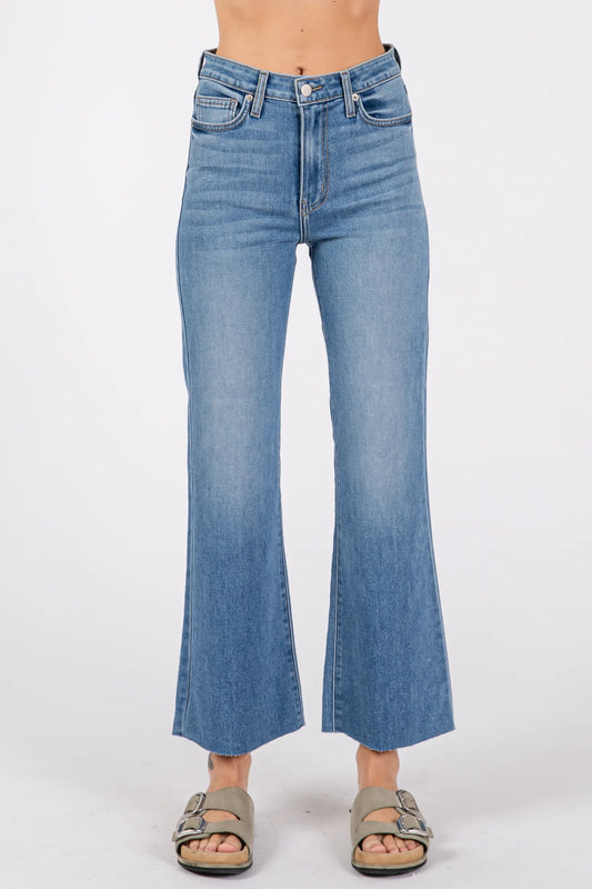 Sicily Scissor Cut Hem Jeans