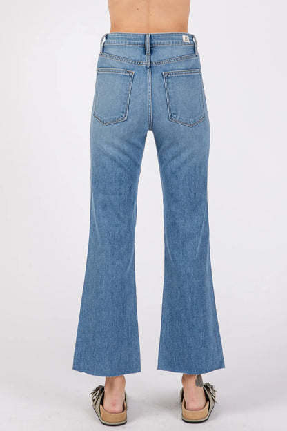 Sicily Scissor Cut Hem Jeans