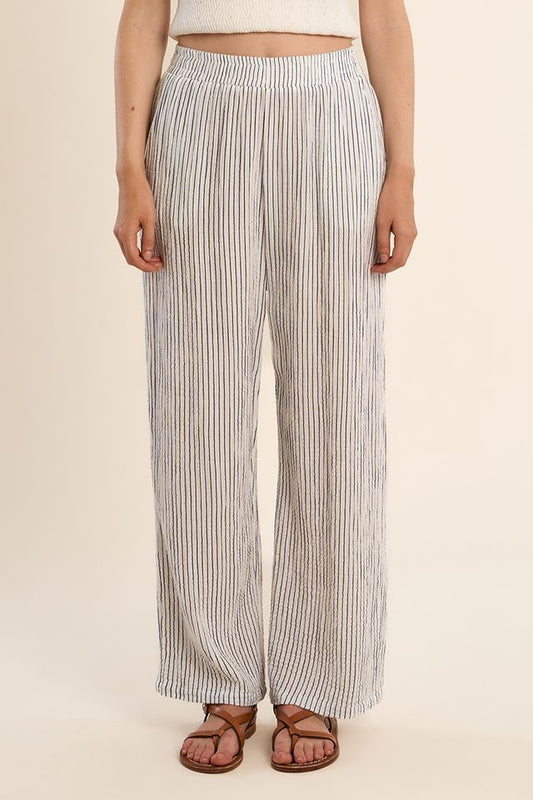 Loose Fit Pinstripe Pants