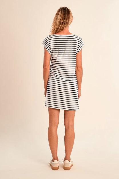 Stripe Tee Shirt Short Dress