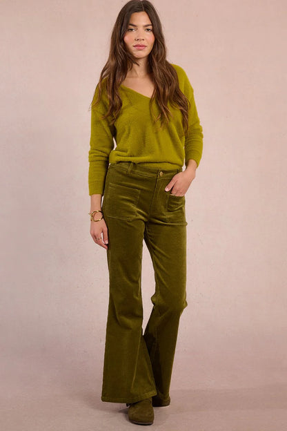 Corduroy Flare Pants