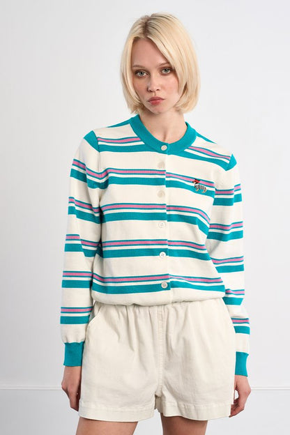 Stripe Cardigan
