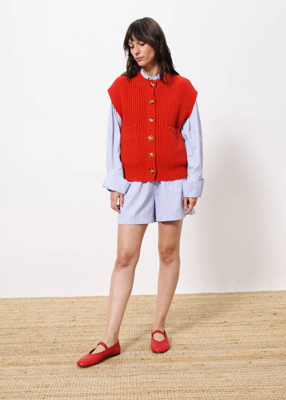 Alae Sleeveless Cardigan