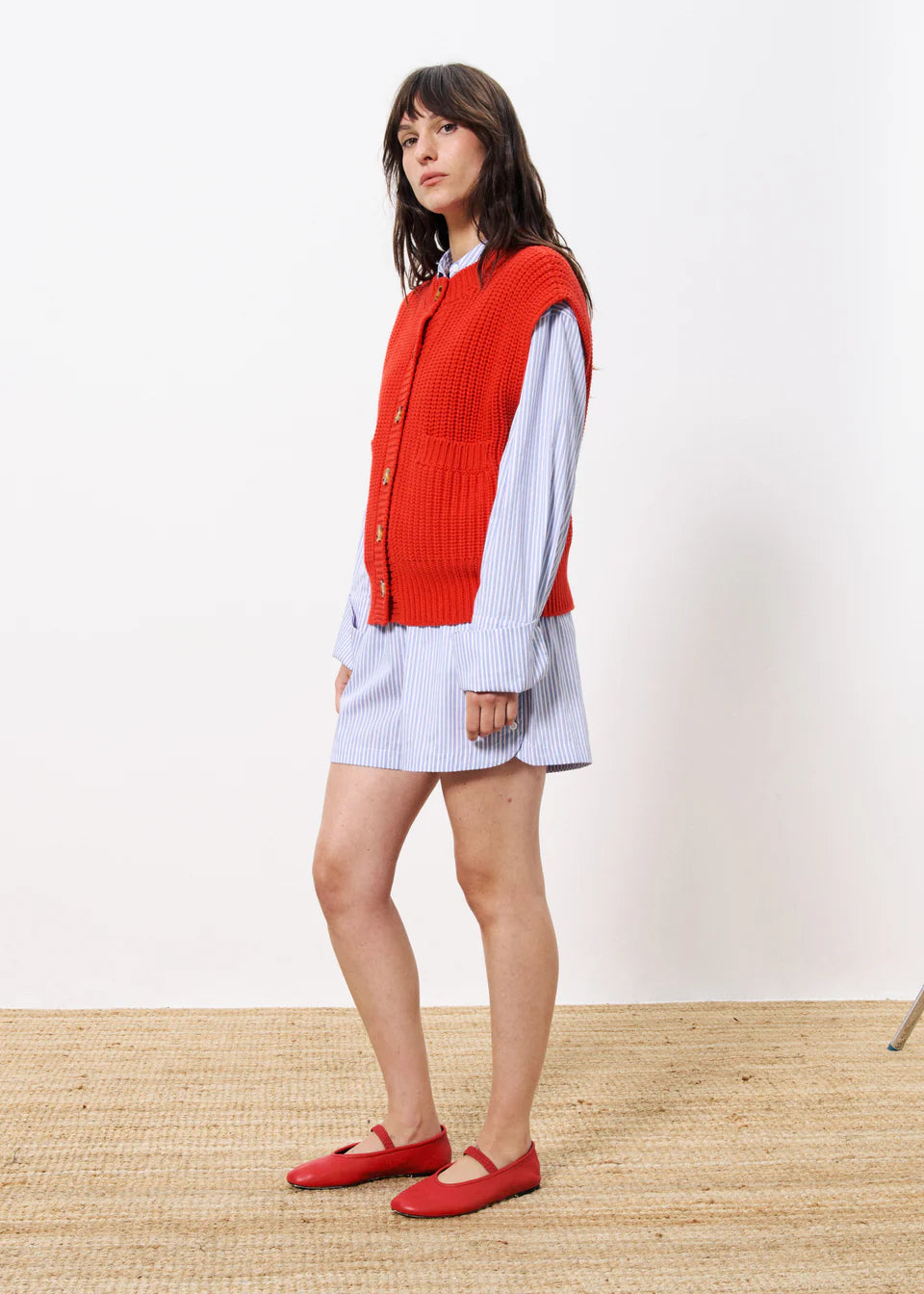Alae Sleeveless Cardigan