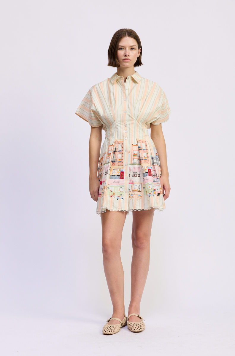 Athena Mini Shirt Dress