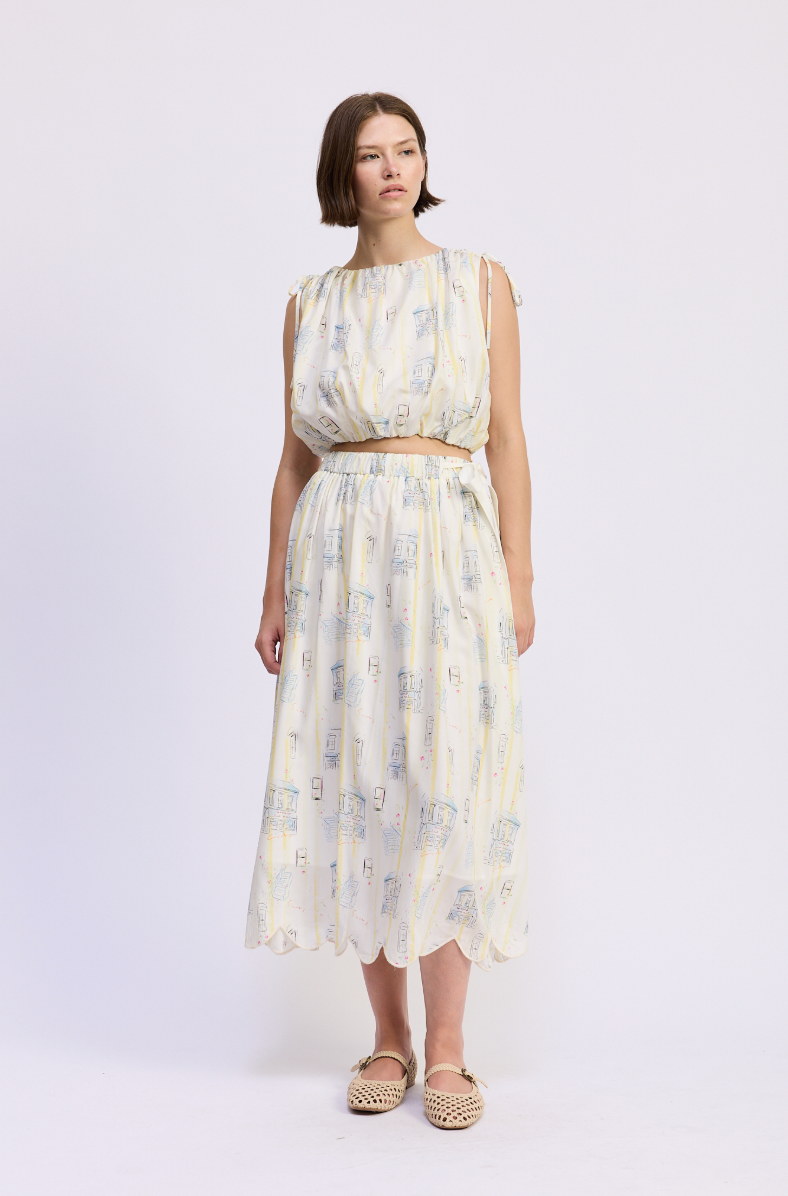 Barlet Midi Skirt