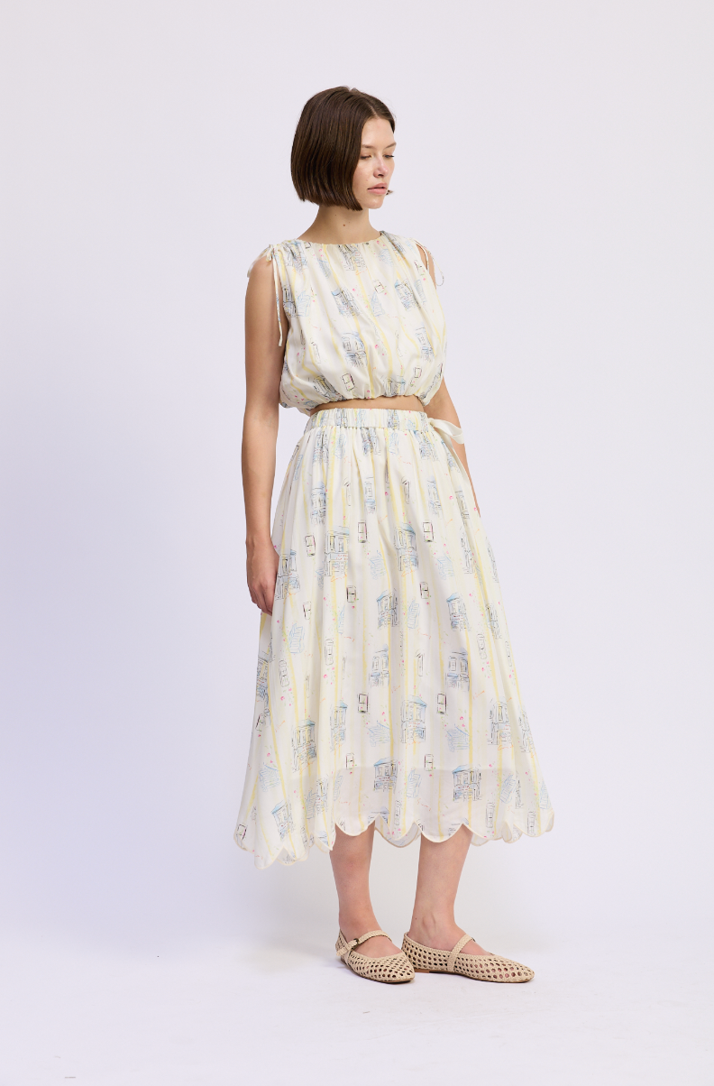 Barlet Midi Skirt