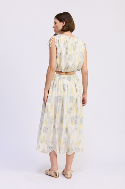 Barlet Midi Skirt