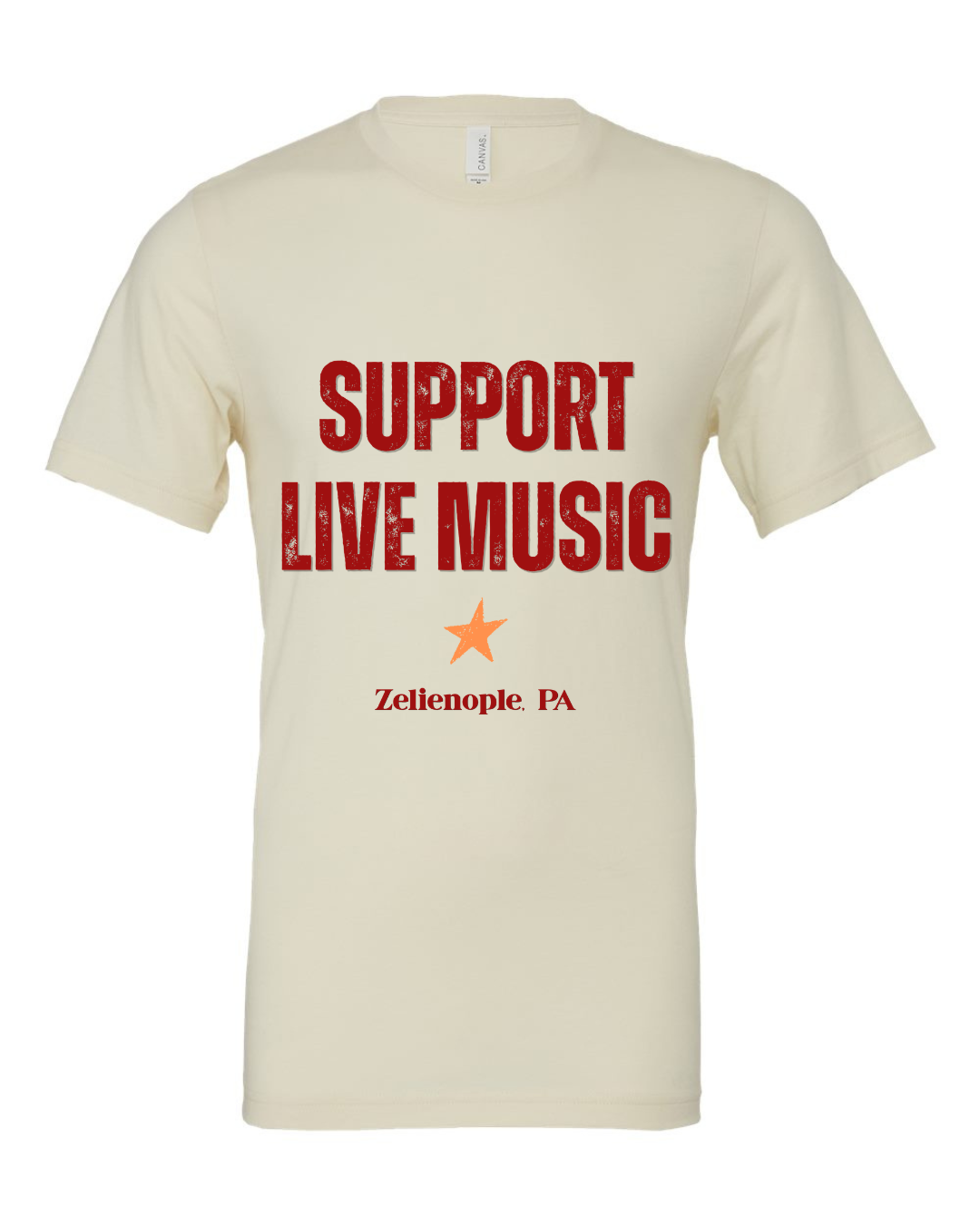 Support Live Music Unisex Tee