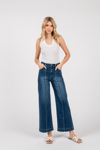 LTJ Paola Wide Leg with Seam Lines