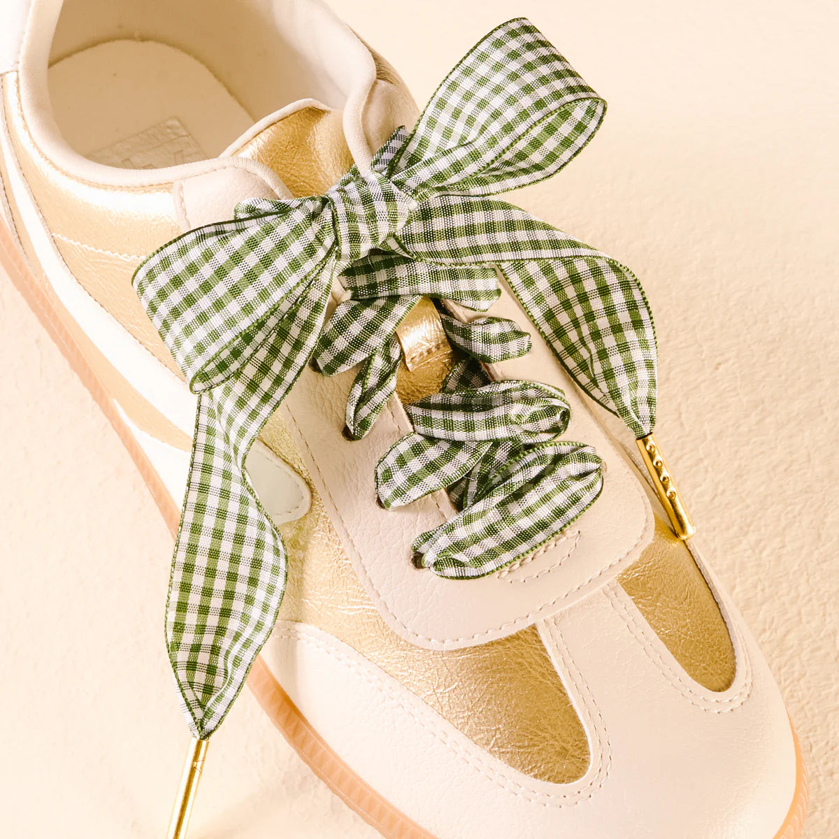 Step It Up Shoelaces- Gingham