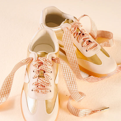 Step It Up Shoelaces- Gingham