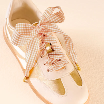 Step It Up Shoelaces- Gingham