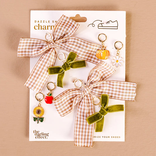 Dazzle Shoe Charm Pack- Hayride Honey