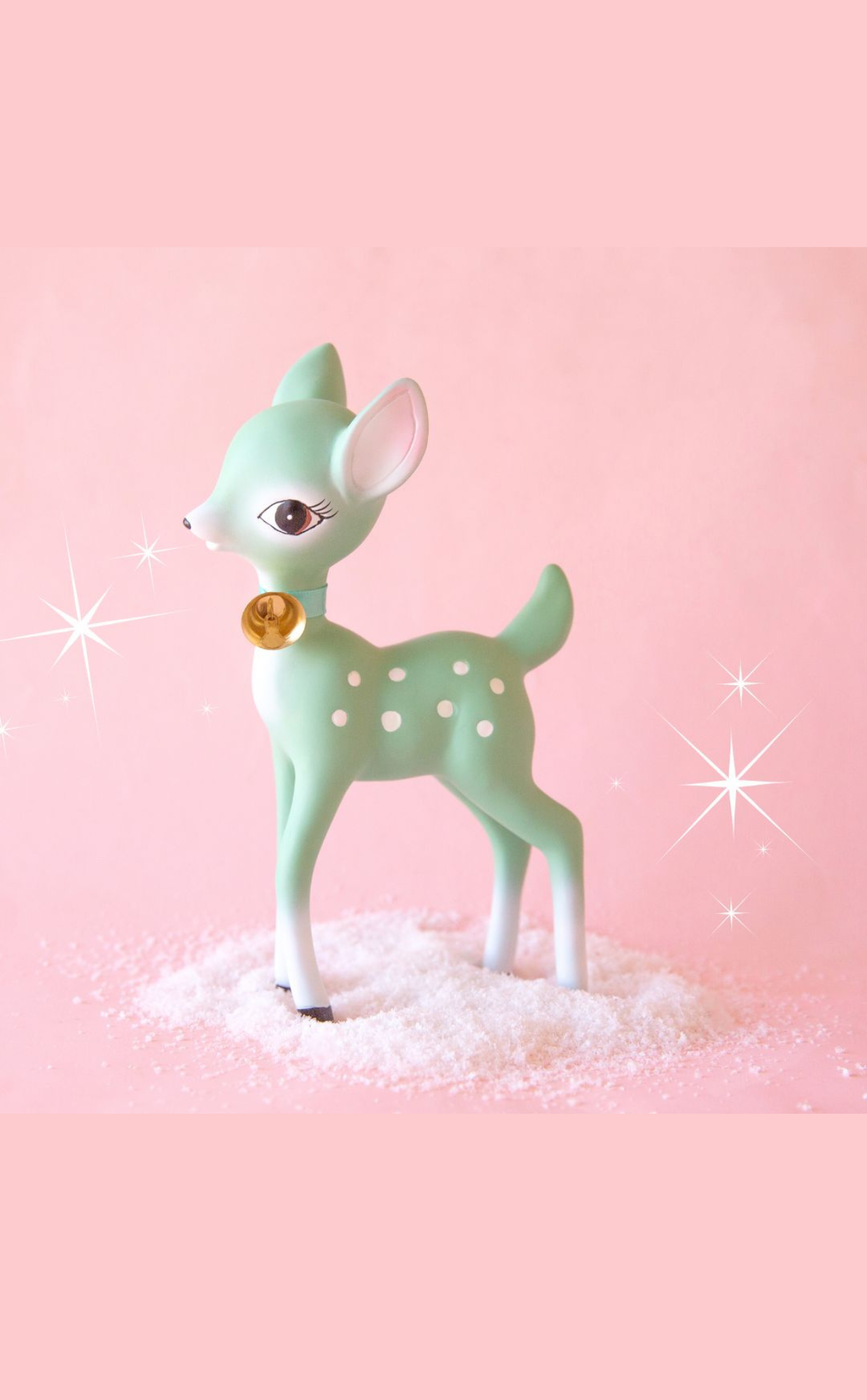 Holiday Retro Deer Figurine