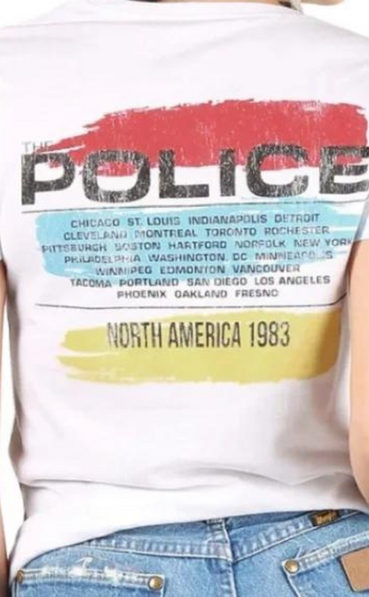 The Police N.American Tour Tee - LIMITED EDITION