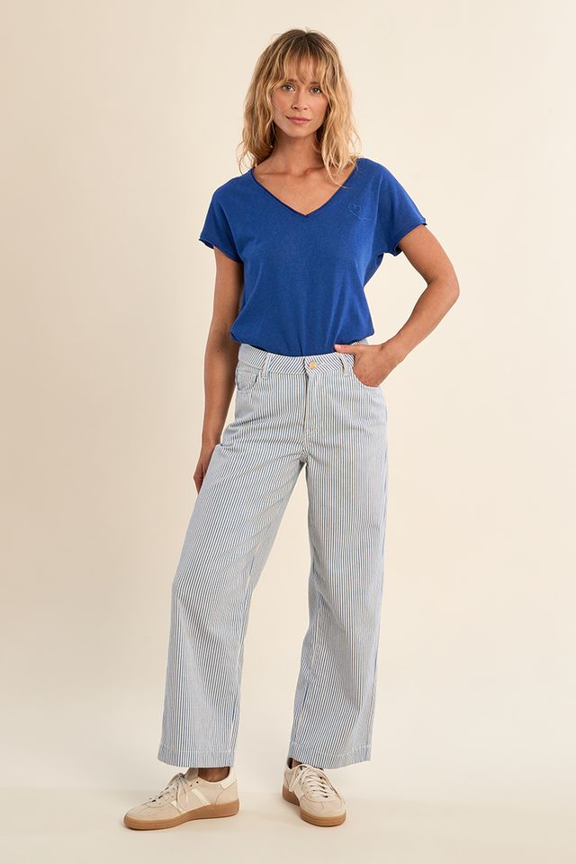 Pinstripe Woven Pants