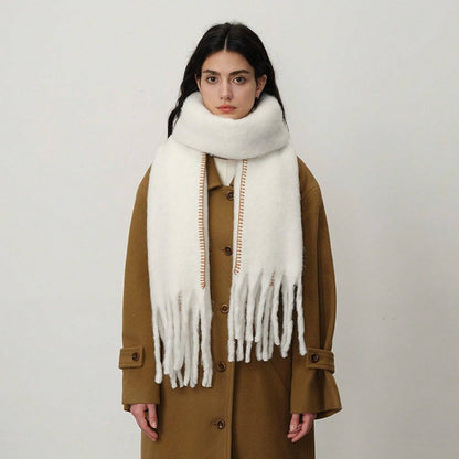 Fringed Winter Scarf