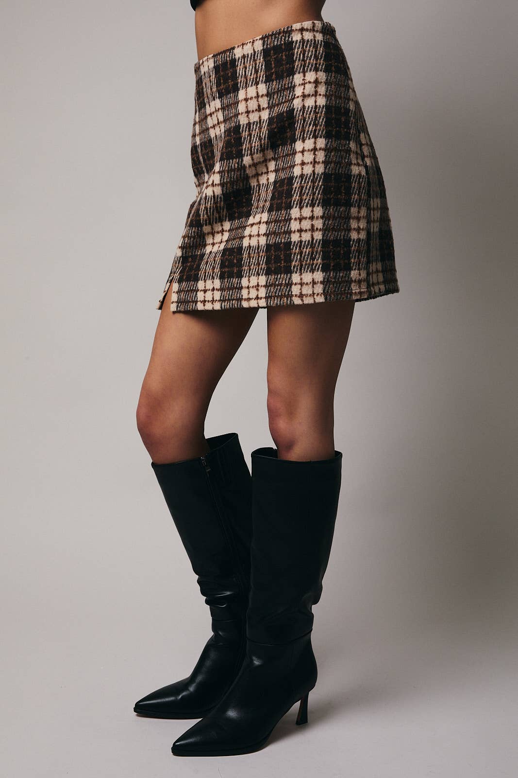 Plaid Mini Skirt