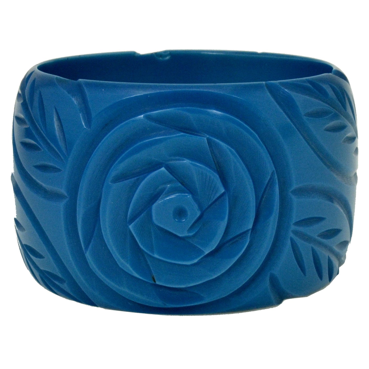 Hand Carved Resin Bangle Bracelet