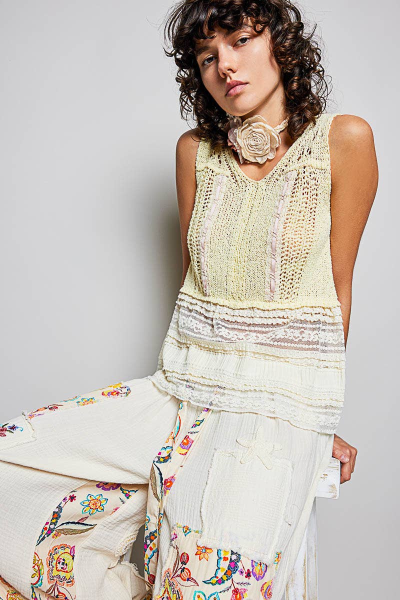 Bohemian Handmade Crochet Flower Belt