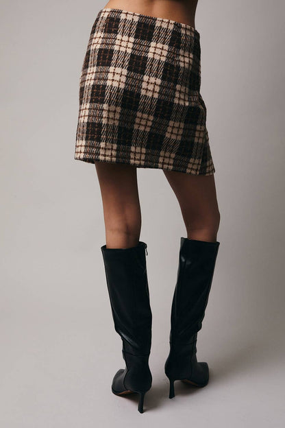Plaid Mini Skirt
