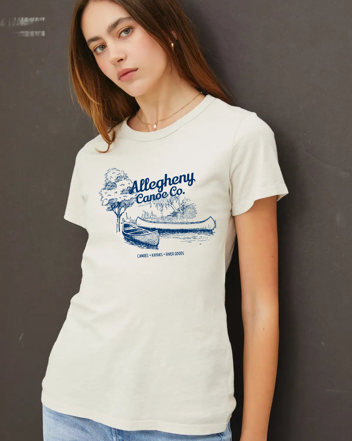 Allegheny Canoe Co. Cotton Slub Graphic Tee