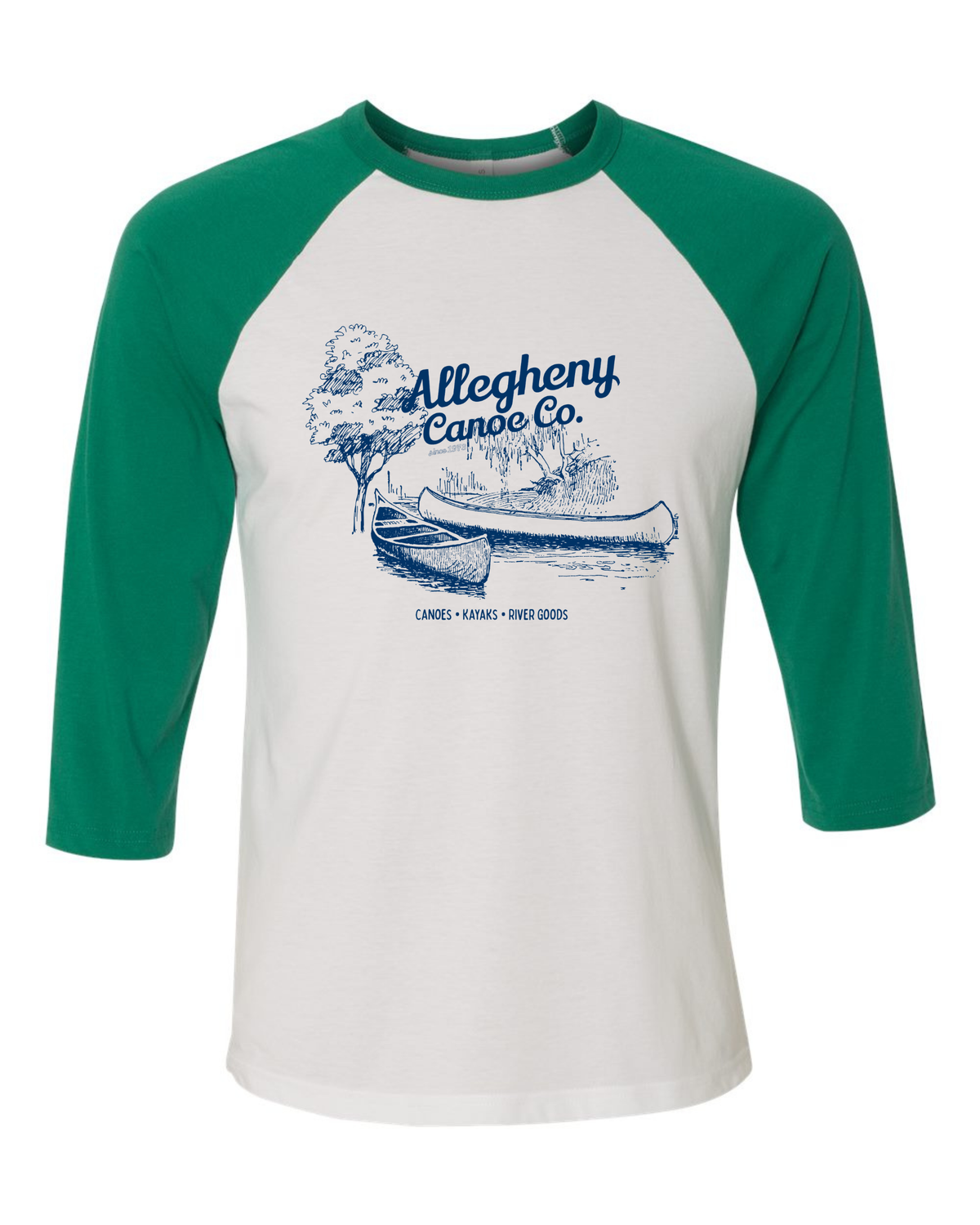 Allegheny Canoe Co. Baseball Tee