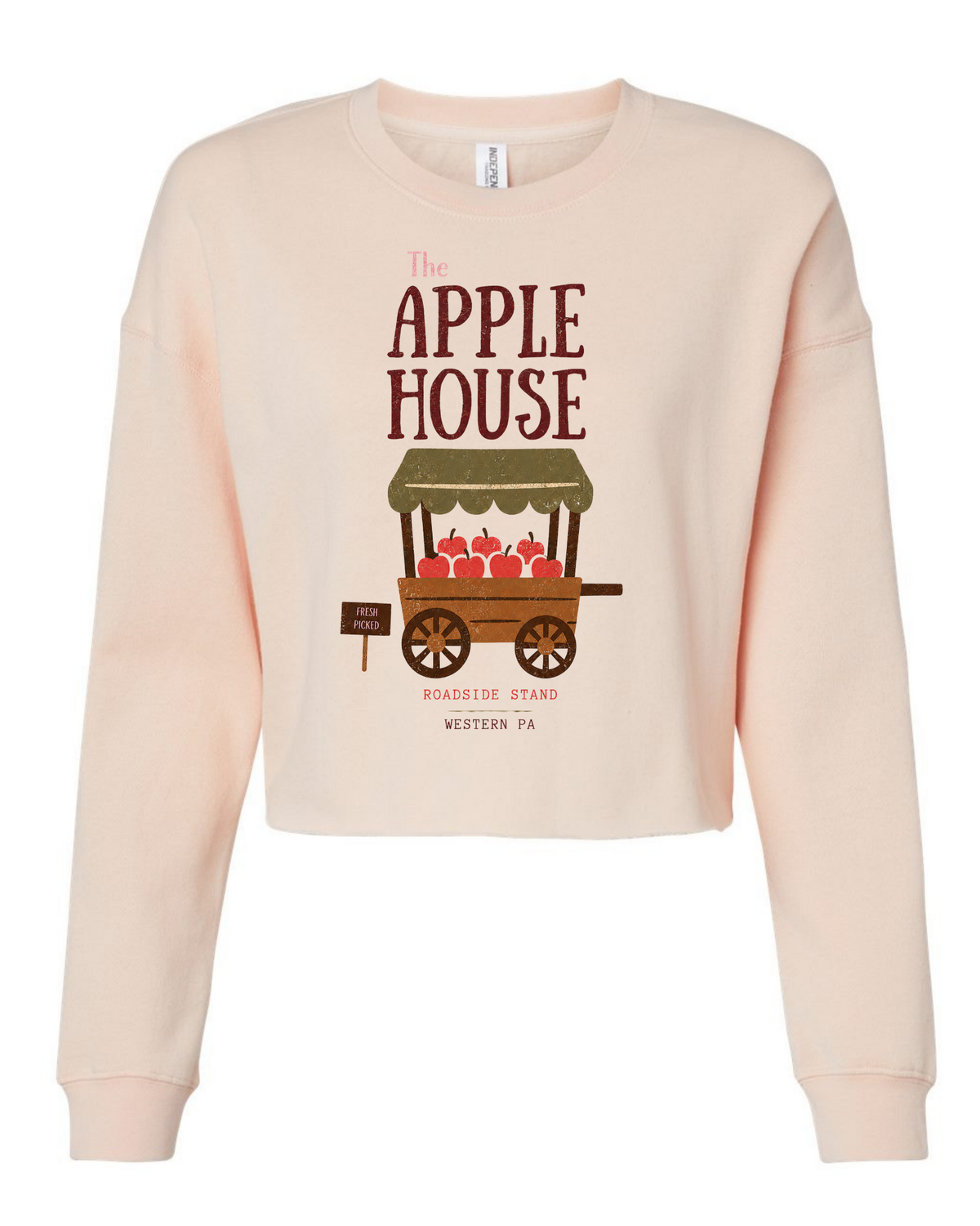 The Apple House Cropped Sweatshirt
