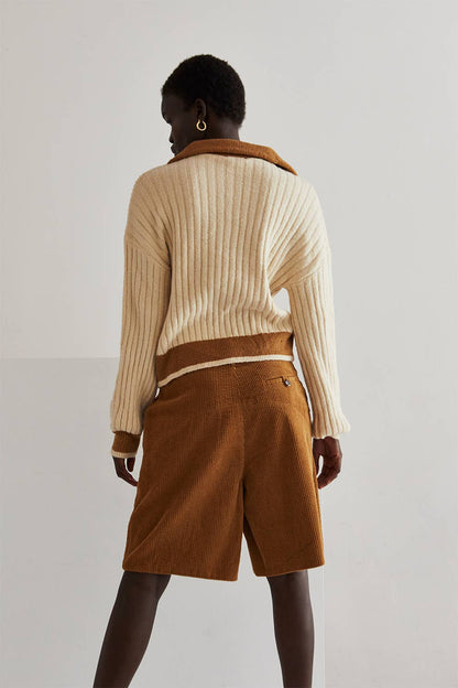 Corduroy Bermuda Shorts