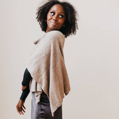 Cassidy Cashmere Wrap and Beanie Set