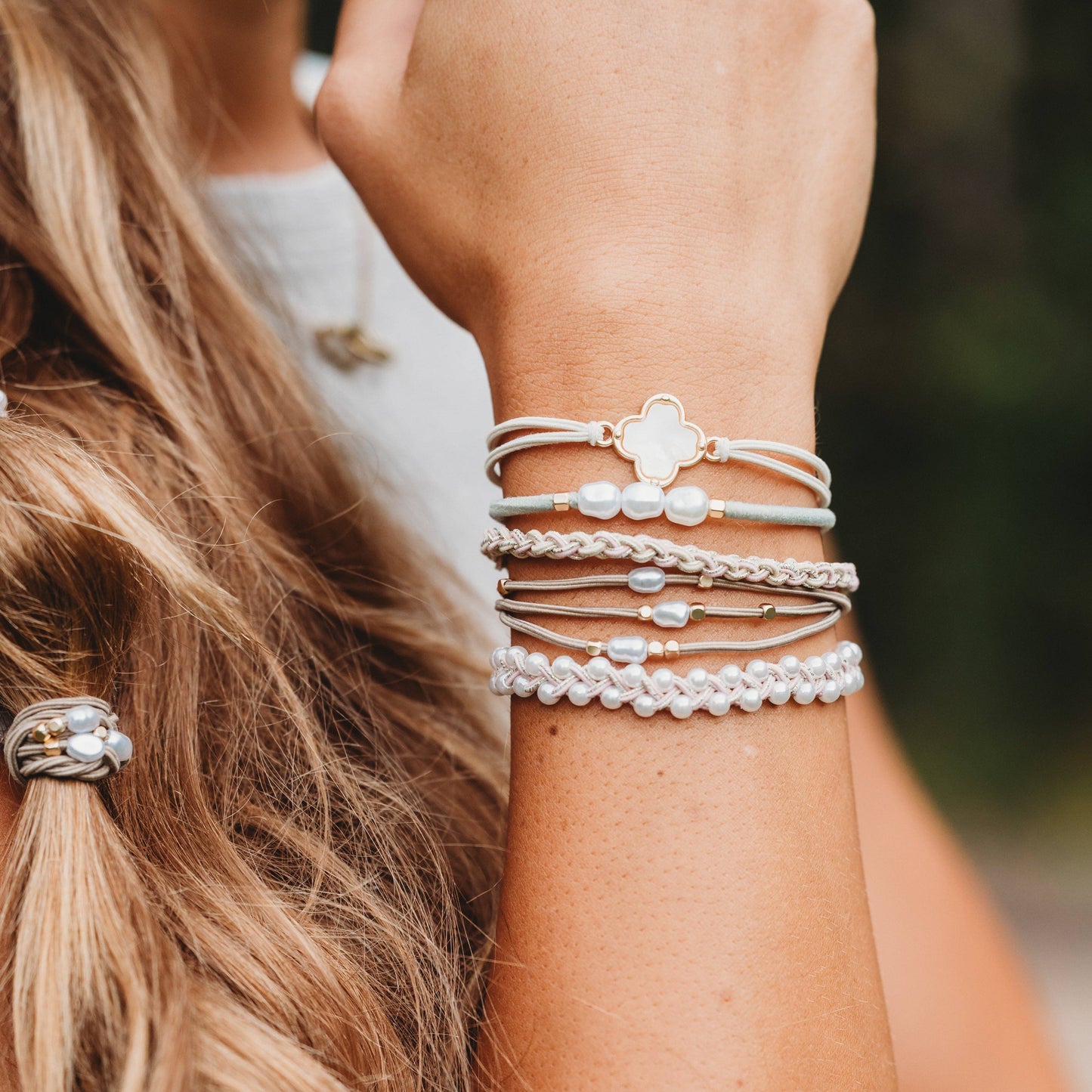 Glimmer Hair Tie Bracelets